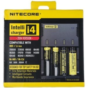 Carregador de Pilhas e Baterias Nitecore i4