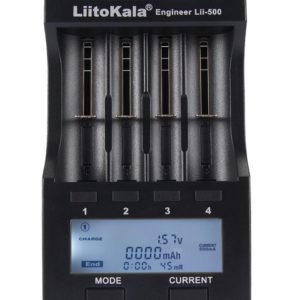 Carregador de Pilhas e Baterias Liitokala Lii-500
