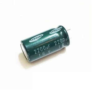 Capacitor Eletrolítico Samsung 2200uf 16v 85º