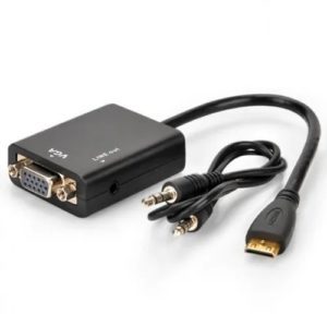 Cabo Adaptador HDMI x VGA com Áudio