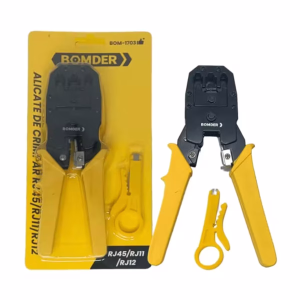 Alicate e Crimpador de Rj45, Rj11 e Rj12 BOM-1703 - Imagem 4