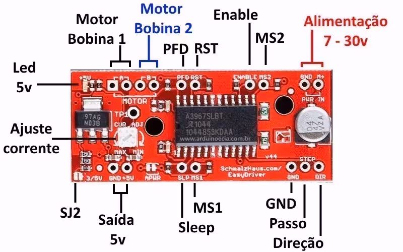 Módulo Easy Driver V44 A3967 - Imagem 4