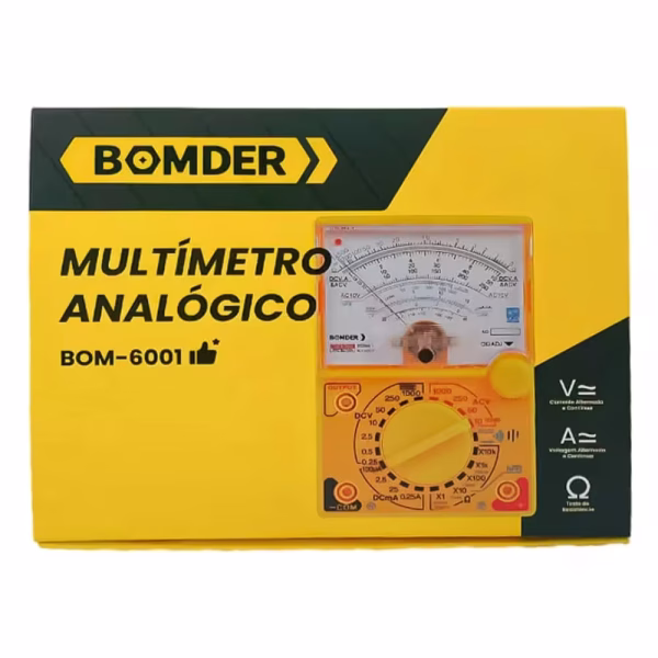 Multímetro Analógico Bomder Bom-6001 - Imagem 7