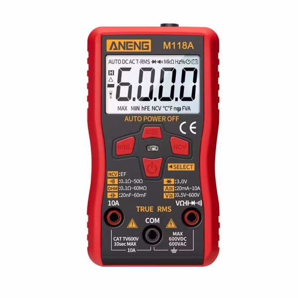 Multímetro Digital Profissional Automático Aneng M118a - Imagem 2